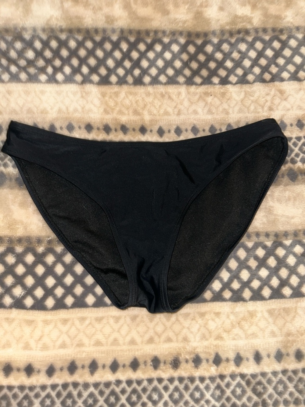 HOT Black Women's Bikini bottoms Simple Low Rise SIZE MEDIUM M